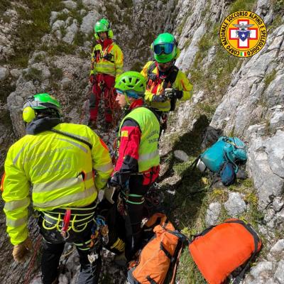 Recuperati poco fa i corpi di due alpinisti deceduti sul Gran Sasso 