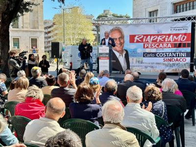 Pescara, Carlo Costantini lancia la campagna elettorale "Dobbiamo riaprire Pescara"