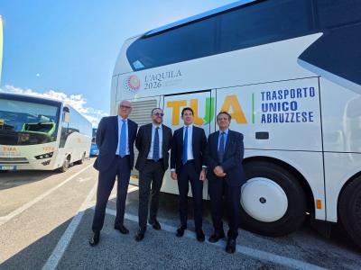 Tua, 5 milioni di euro per la L’Aquila-Roma: 12 nuovi autobus nei prossimi 18 mesi