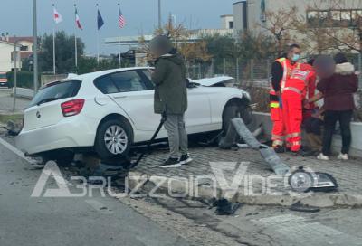 Incidente stradale sulla Strada Provinciale San Vito Lanciano, due auto coinvolte
