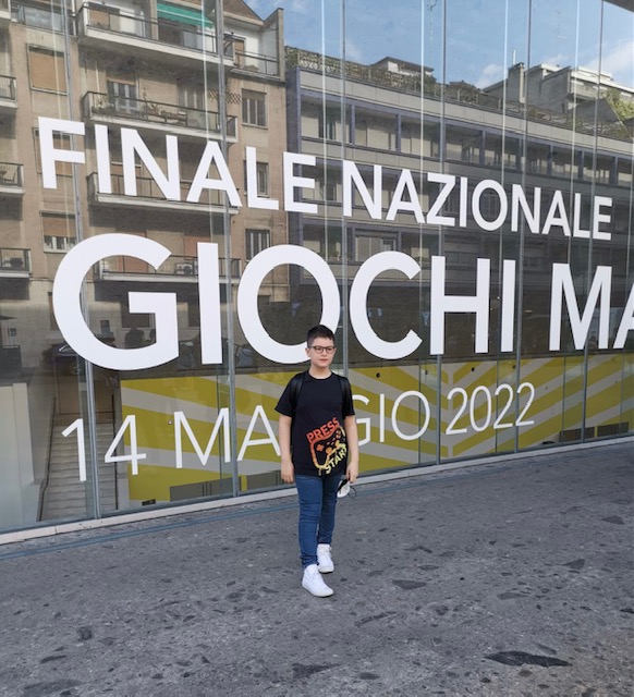 Campionati Junior di Giochi Matematici, il lancianese Dario Fedele partecipa alle finali nazionali alla Bocconi di Milano e si classifica sesto.