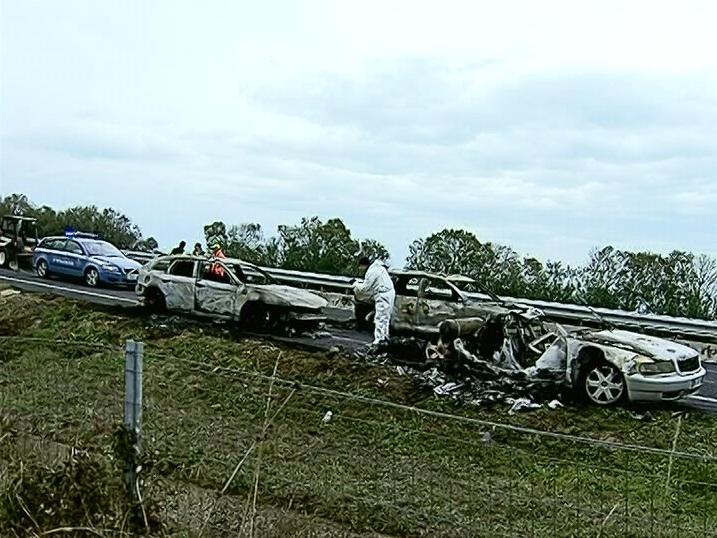 RAPINA A FURGONE PORTAVALORI SU A14 IN ABRUZZO