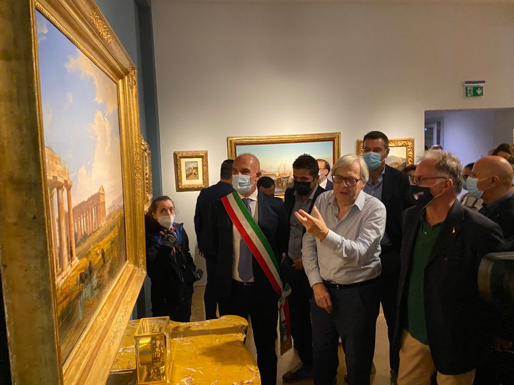 Pescara, inaugurato il Museo dell’Ottocento alla presenza del Ministro Garavaglia e Sgarbi