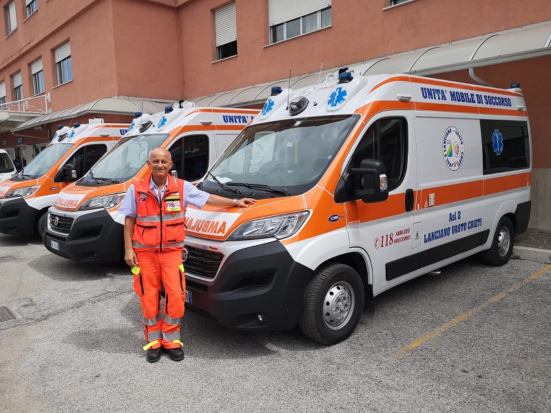 Nuove ambulanze per il 118  della provincia di Chieti