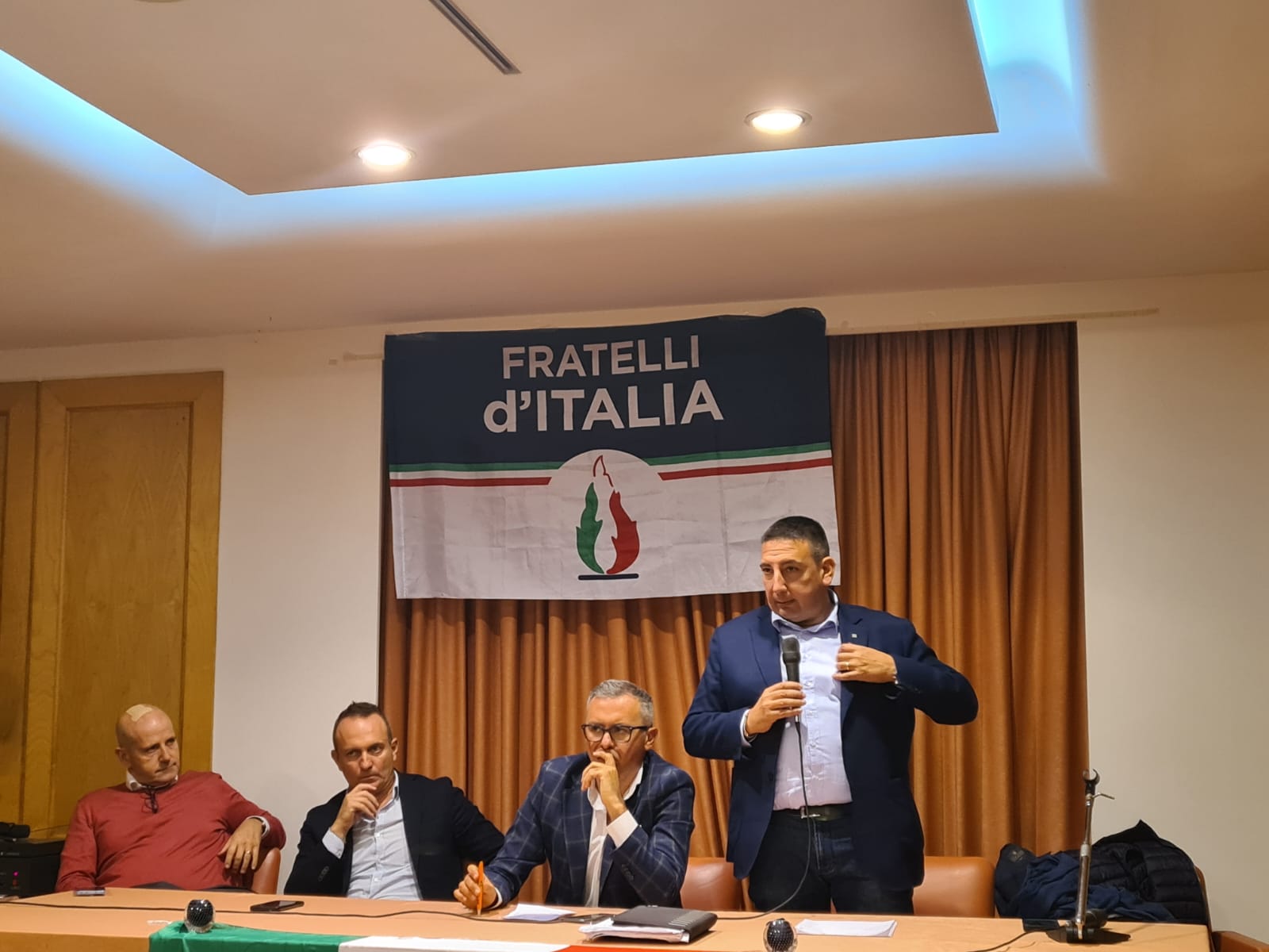 Elezioni regionali, Assemblea  iscritti Fratelli d'Italia Lanciano sceglie per acclamazione Paolo Bomba, presente il Senatore Sigismondi