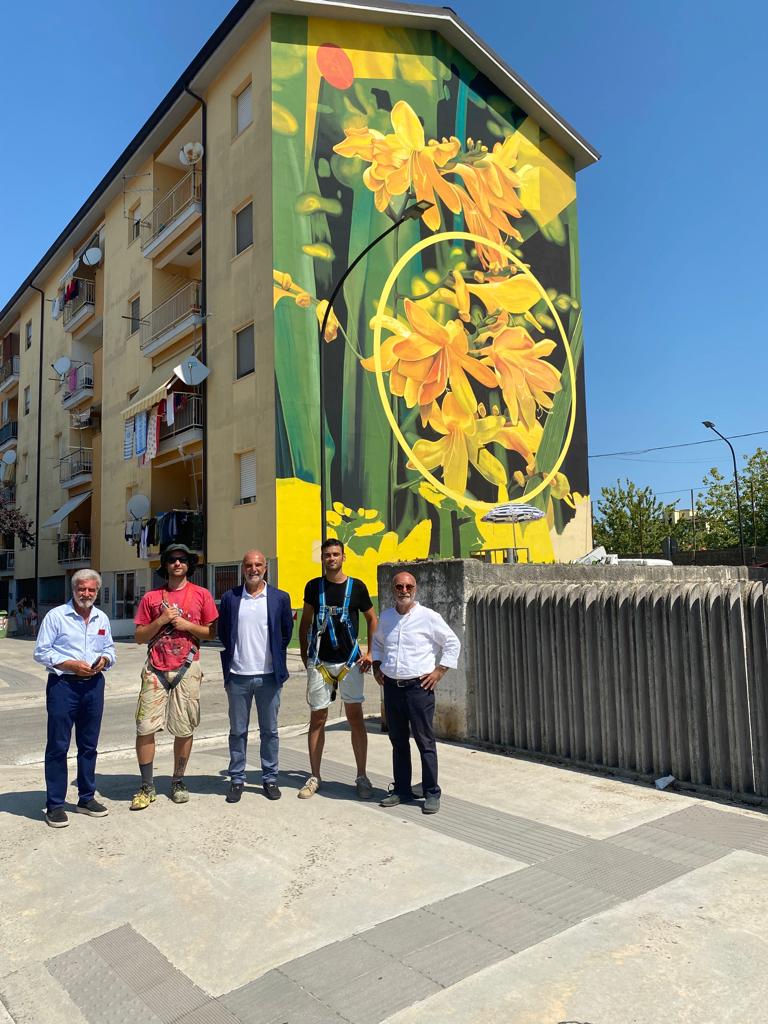 Pescara, Murap festival: i murali e le sculture per il nuovo volto di Villa del Fuoco/Rancitelli