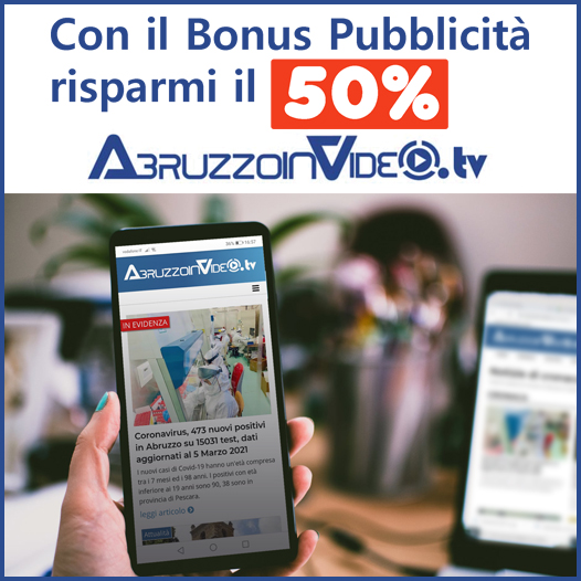 Bonus Pubblicità 2021, investi su Abruzzo in Video risparmi il 50%