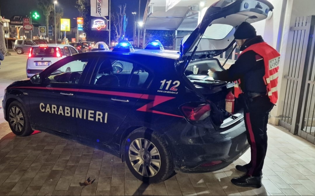 Carabinieri comando provinciale Chieti, dall'inizio dell'anno aumento dei controlli