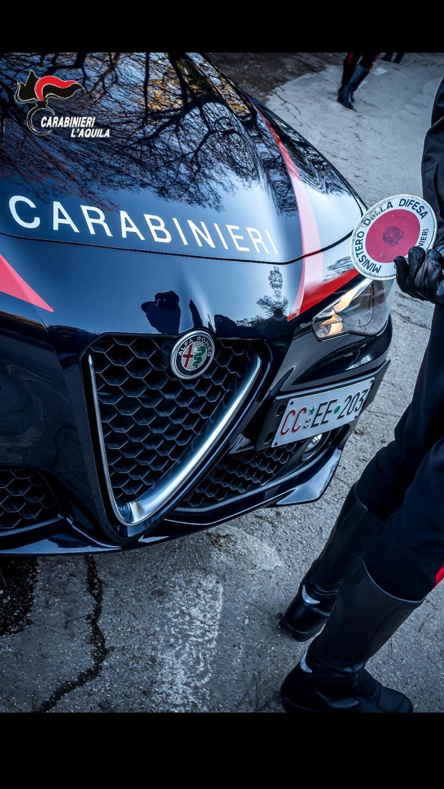 Blitz antidroga dei carabinieri  in Valle Peligna: un arresto e una denuncia tra Sulmona e Bugnara