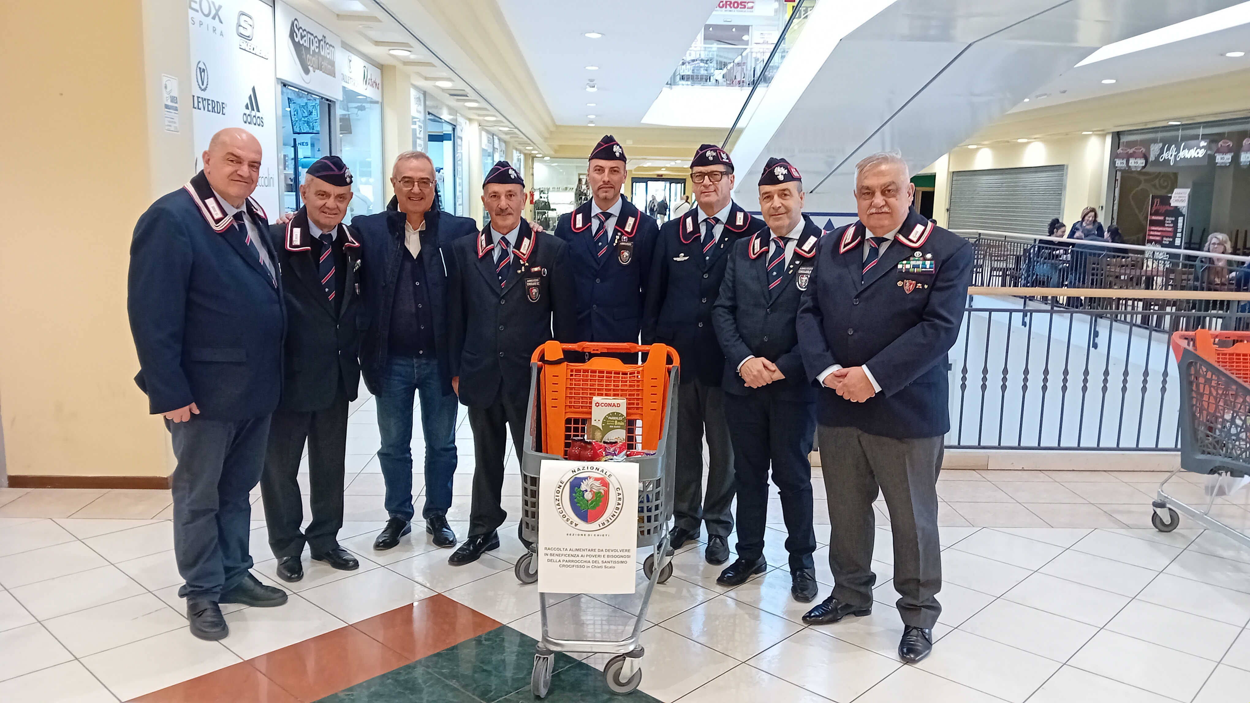 L'Associazione nazionale Carabinieri sezione di Chieti protagonista di una nuova iniziativa di solidarietà 