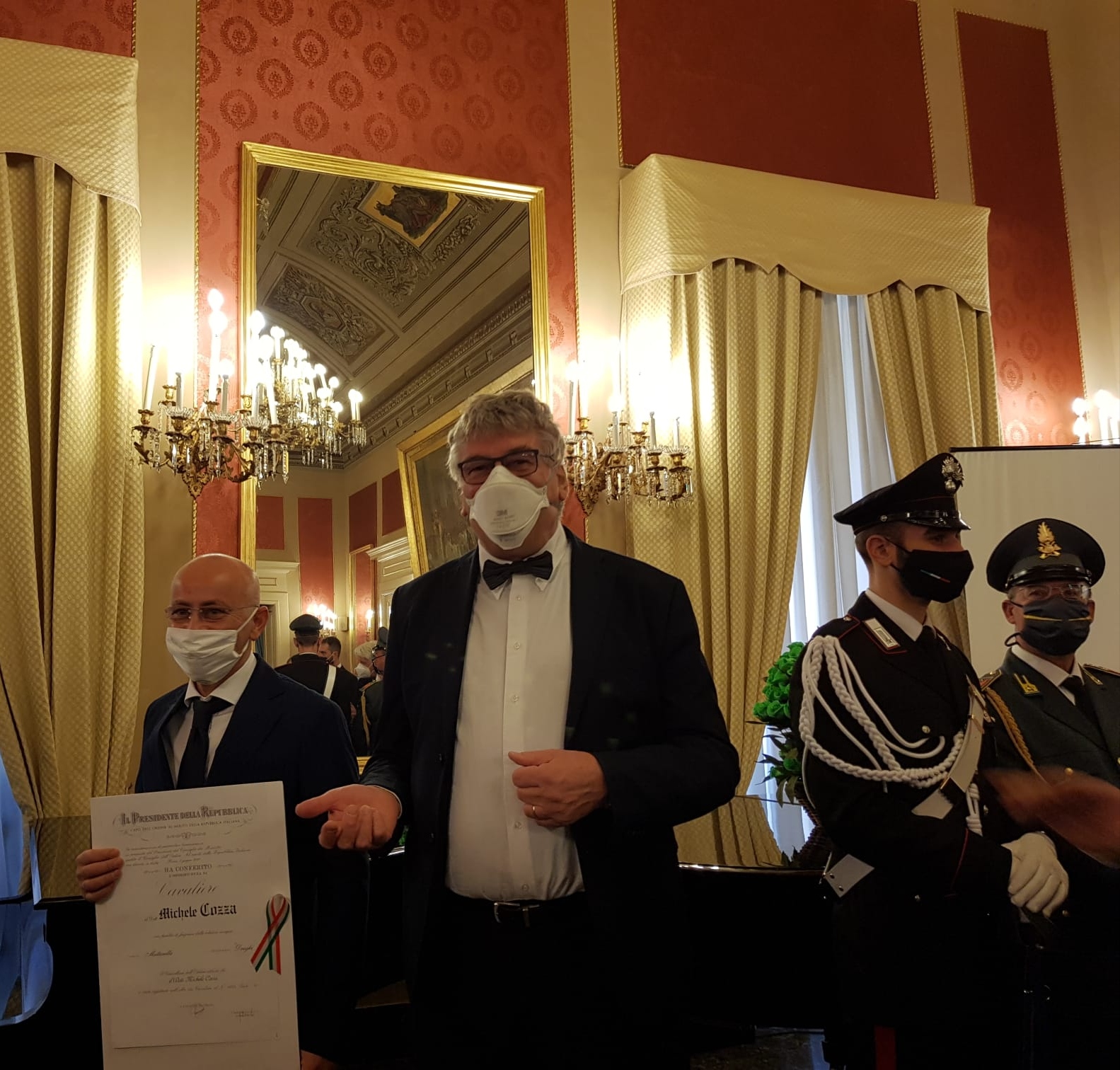 Centrale 118 Chieti, all’infermiere Michele Cozza l’onorificenza di cavaliere dell’Ordine al merito della Repubblica italiana