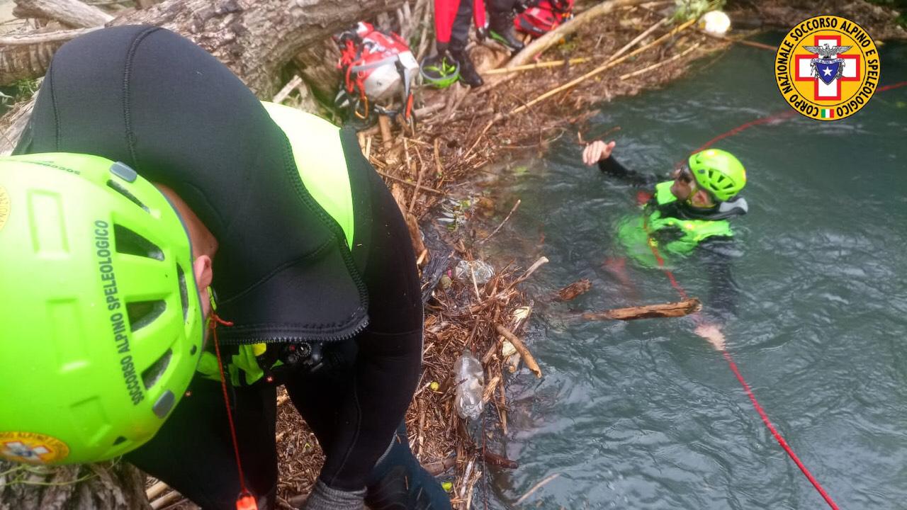 Trovato nel fiume Pescara il corpo senza vita della persona dispersa da due giorni a Castiglione Casauria
