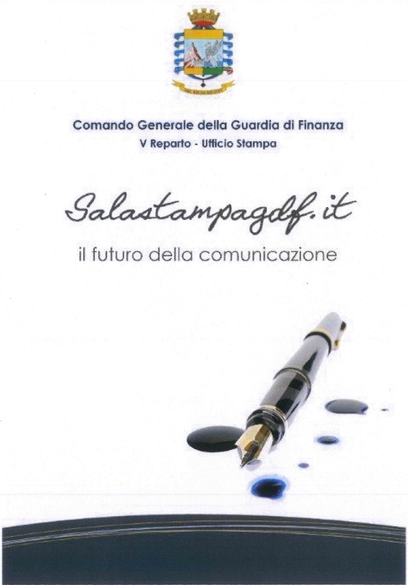 GUARDIA DI FINANZA: Lancio del Portale “Salastampagdf.it”. 