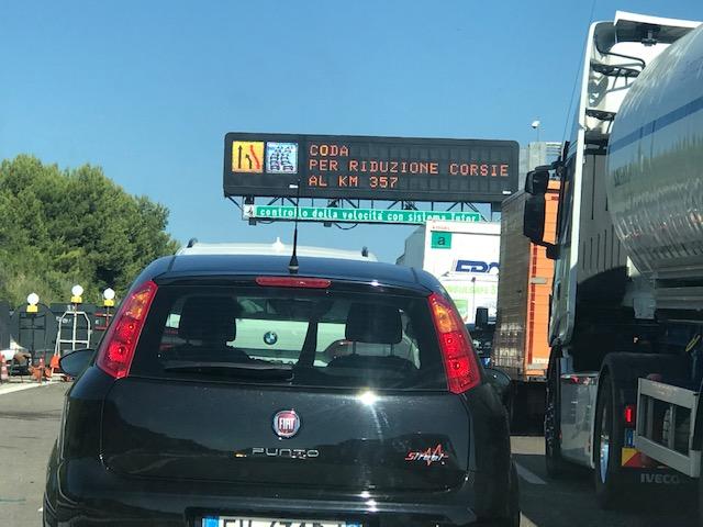 Autostrada A14, da domani pedaggio ridotto del 50% su tratti con cantieri