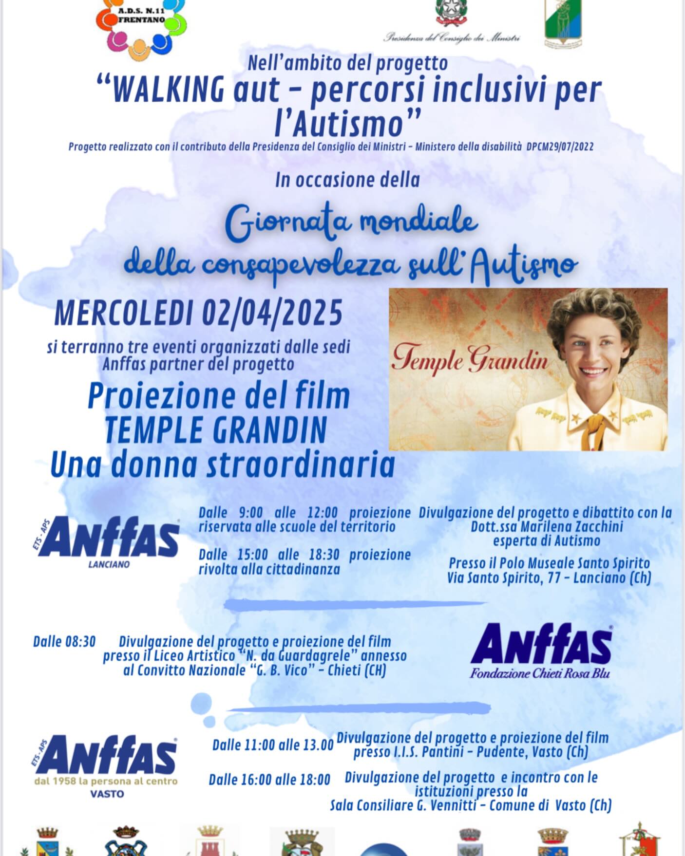 Il 2 Aprile Giornata Mondiale della Consapevolezza sull’Autismo: tre iniziative curate dall'ANFFAS per raccontare e far conoscere il progetto Walking Aut 