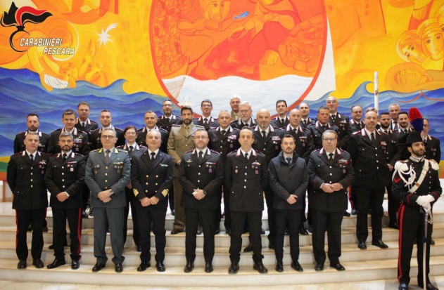 Pescara: I Carabinieri del Comando Provinciale, festeggiano la ricorrenza della “Virgo Fidelis”, patrona dell’Arma Dei Carabinieri, 