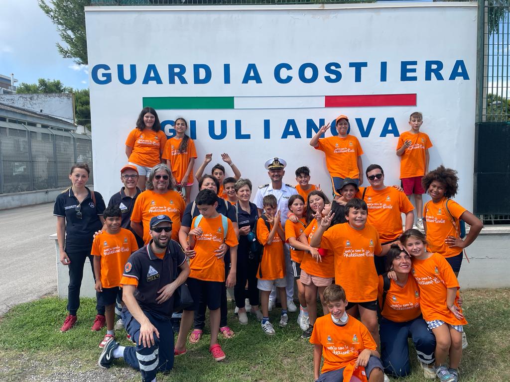 Giulianova, giovanissimi scoprono la Protezione Civile