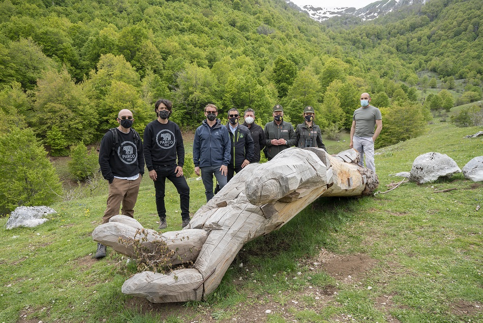 Le installazioni degli artisti di ARTEPARCO,  Marcantonio e Alessandro Pavone,  tornano ad essere visibili grazie ad un intervento di cura dopo gli atti vandalici subiti nelle scorse settimane