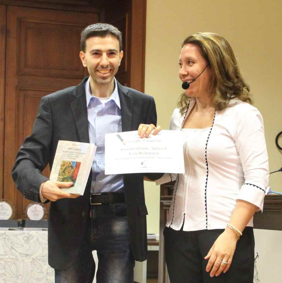 Premio Internazionale Città di Viterbo, Menzione d'Onore per il poeta e scrittore di Lanciano Bruno Montefalcone 