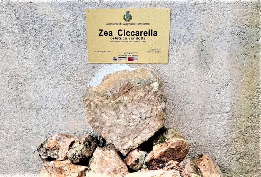 Cagnano Amiterno, intitolata una roccia a Zea Ciccarella, ostetrica condotta