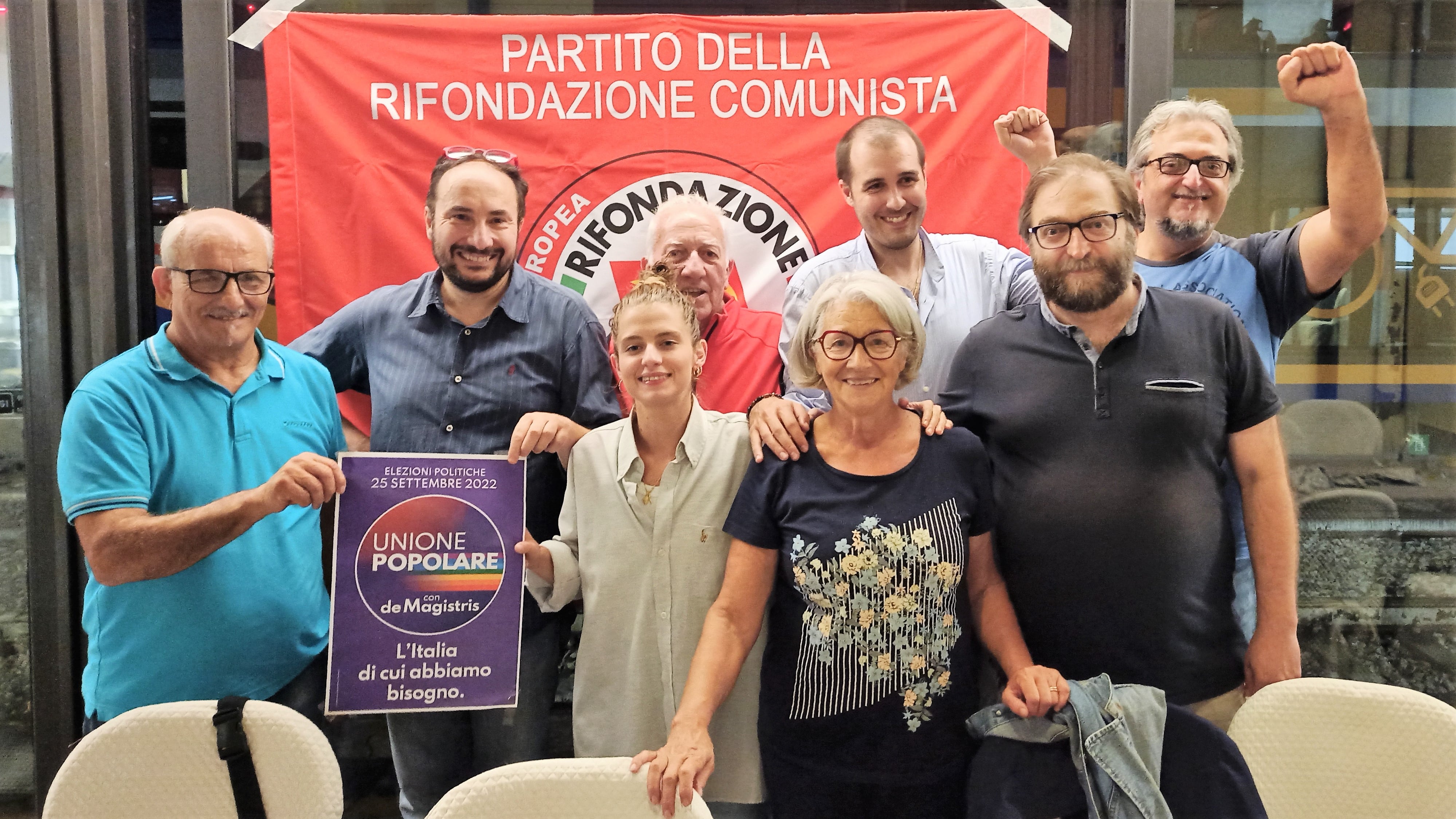 Teramo, cena elettorale di “Unione Popolare” con Il Segretario Nazionale di Rifondazione Comunista Maurizio Acerbo