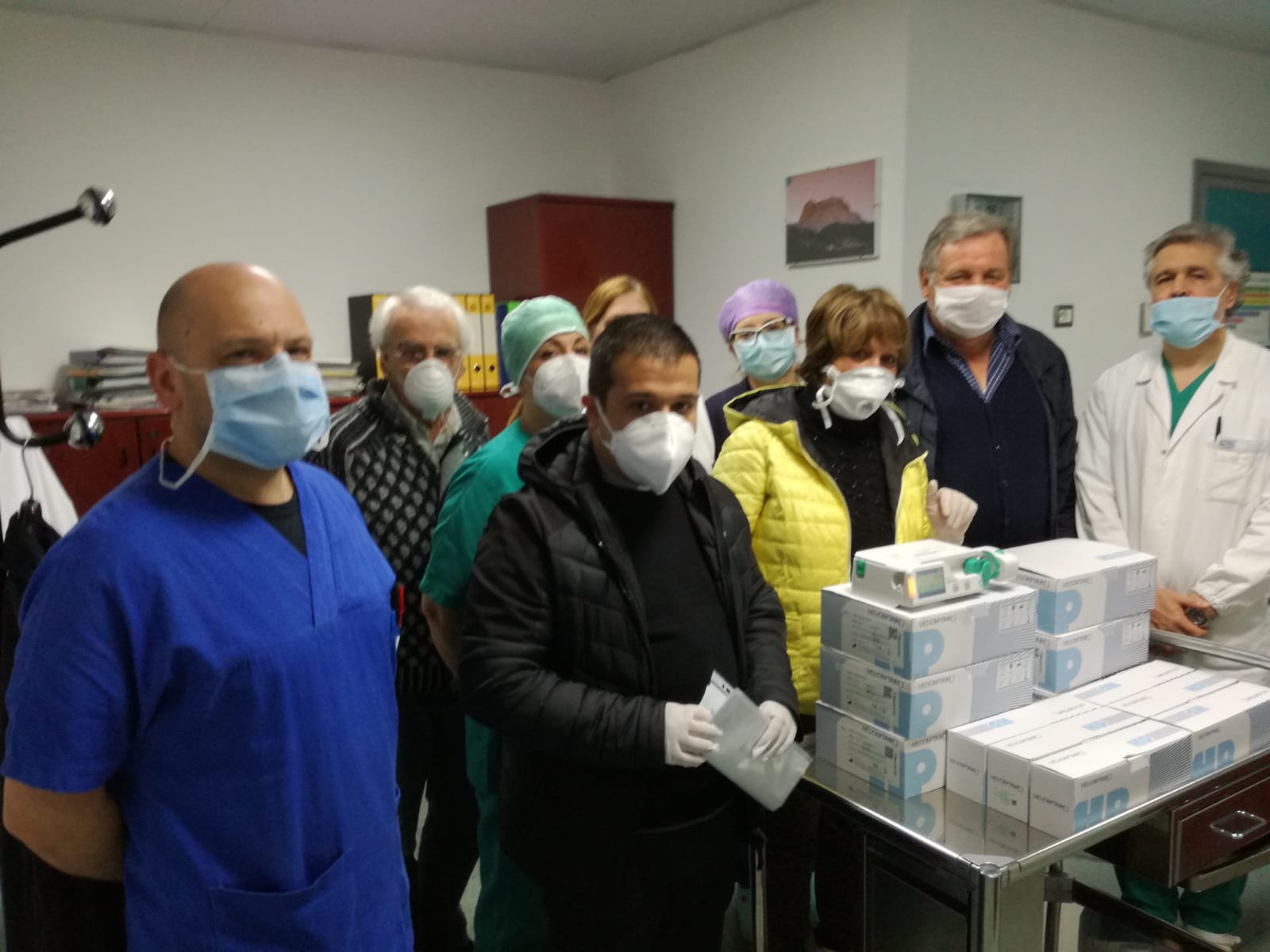 Emergenza Covid-19, donate sei pompe infusionali all'ospedale di Sulmona