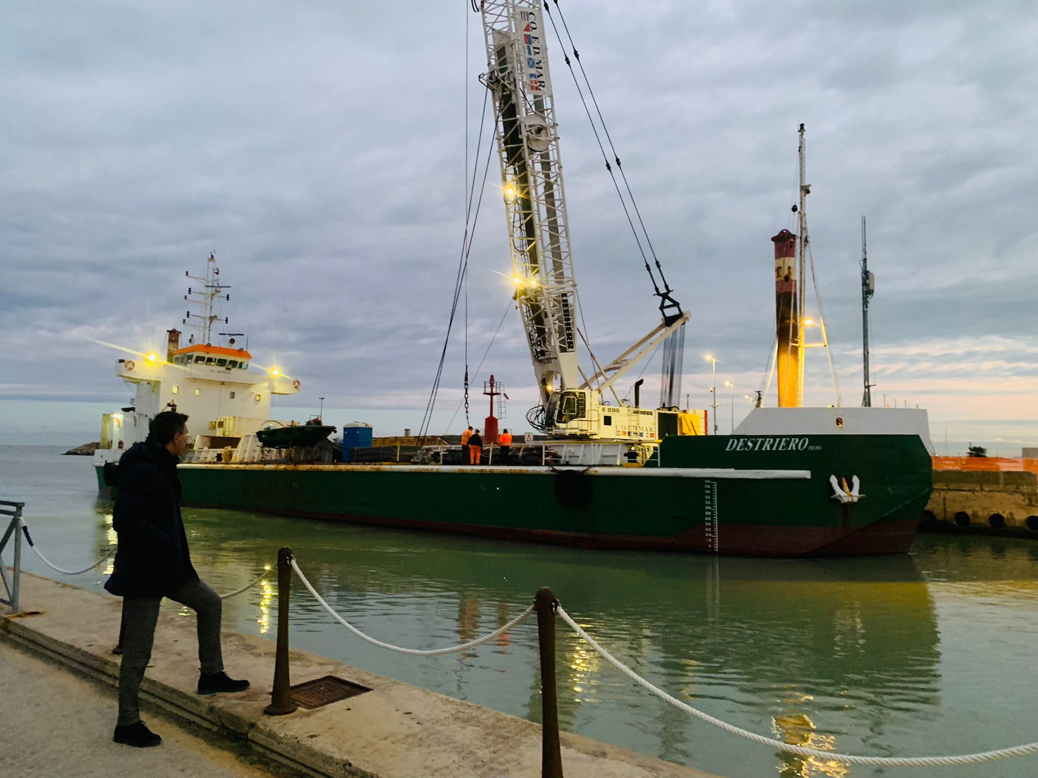 Lavori porto di Pescara, Guerino Testa: Inizio di una nuova epoca 