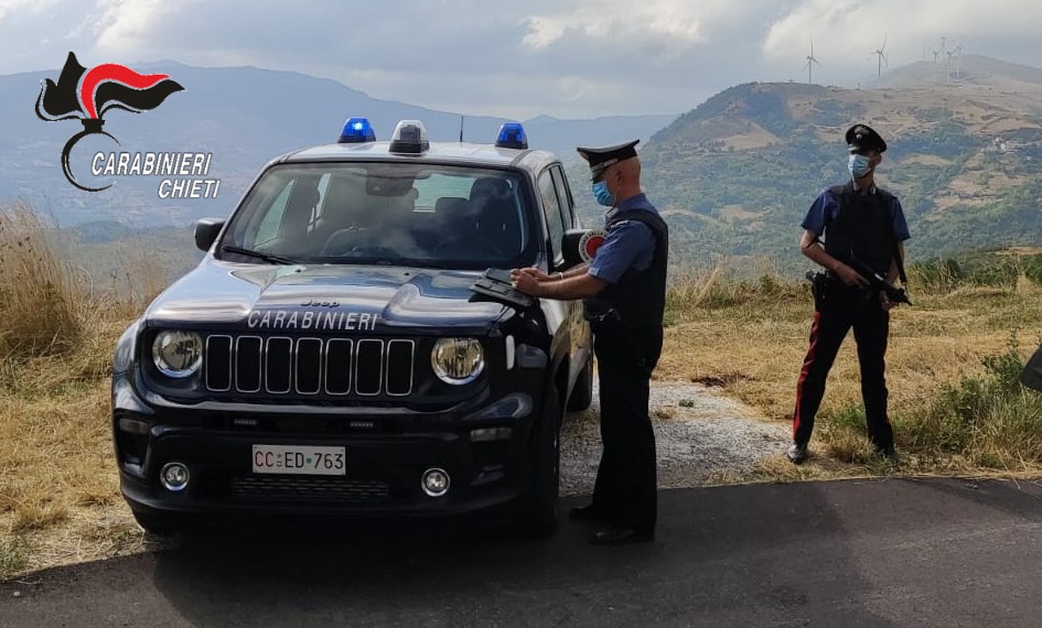 Tentano di rubare 600 kg di rame nel parco eolico di Fraine, i carabinieri evitano il furto 