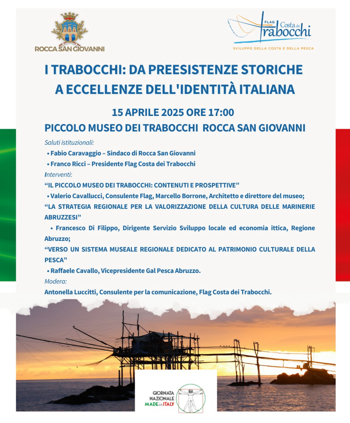 A Rocca San Giovanni tutto pronto per la Giornata del Made in Italy