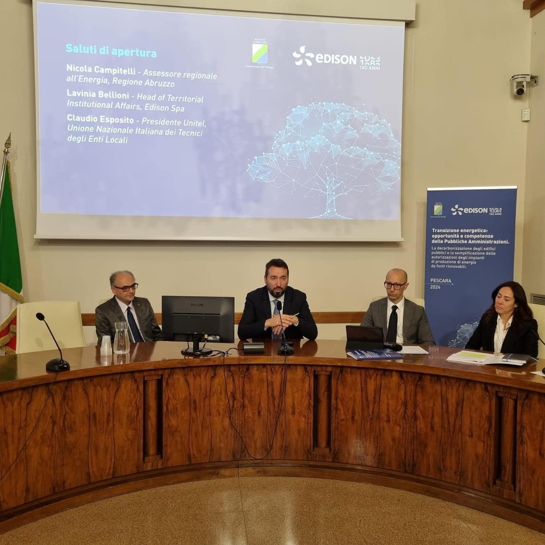 Energia: Campitelli “Decarbonizzeremo comuni abruzzesi”, Edison “Abruzzo territorio strategico per azienda”