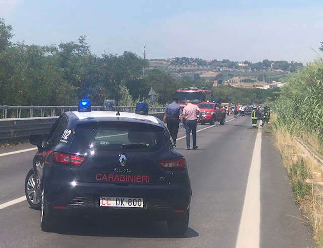 Incidente mortale sulla Ss16, il sindaco di Fossacesia chiede di rafforzare i controlli