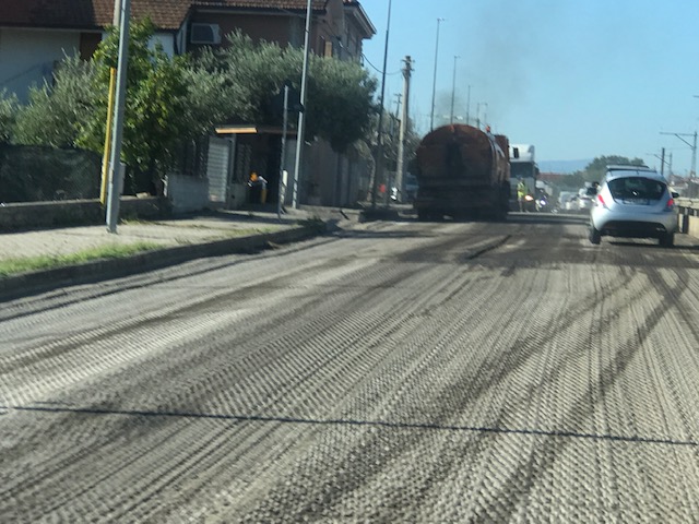 Treglio, avviati i lavori di rifacimento del manto stradale sulla S.P San Vito Lanciano, erano attesi da tempo