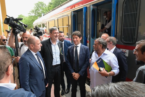 TUA Abruzzo, prima corsa di prova della linea ferroviaria Archi-Villa Santa Maria