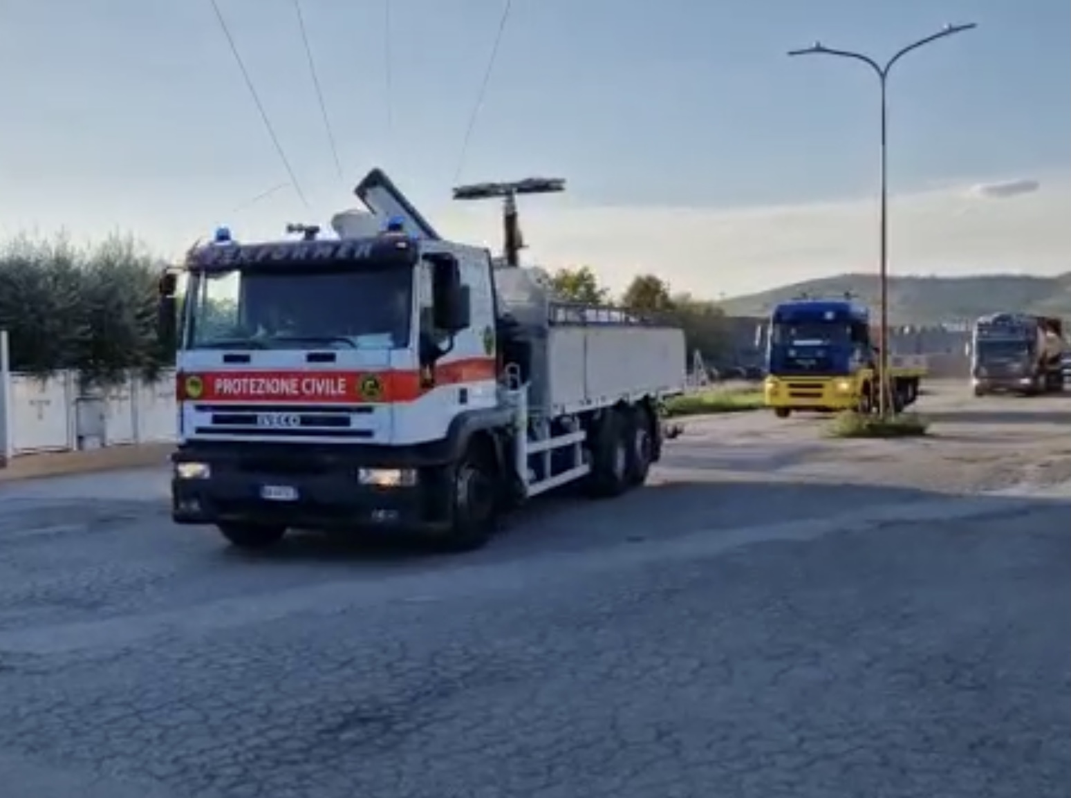 Alluvione Marche, partita la Colonna Mobile d'Abruzzo della Protezione Civile