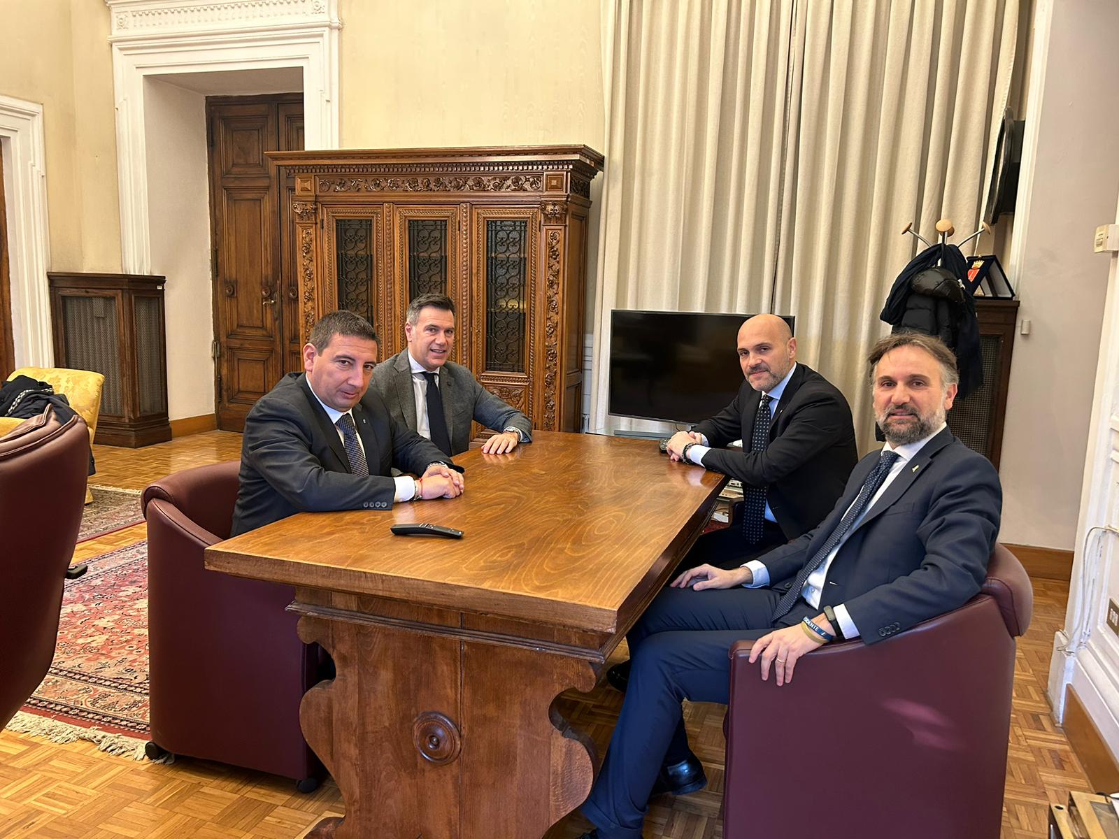 Sicurezza, i parlamentari abruzzesi di FdI incontrano il sottosegretario Prisco