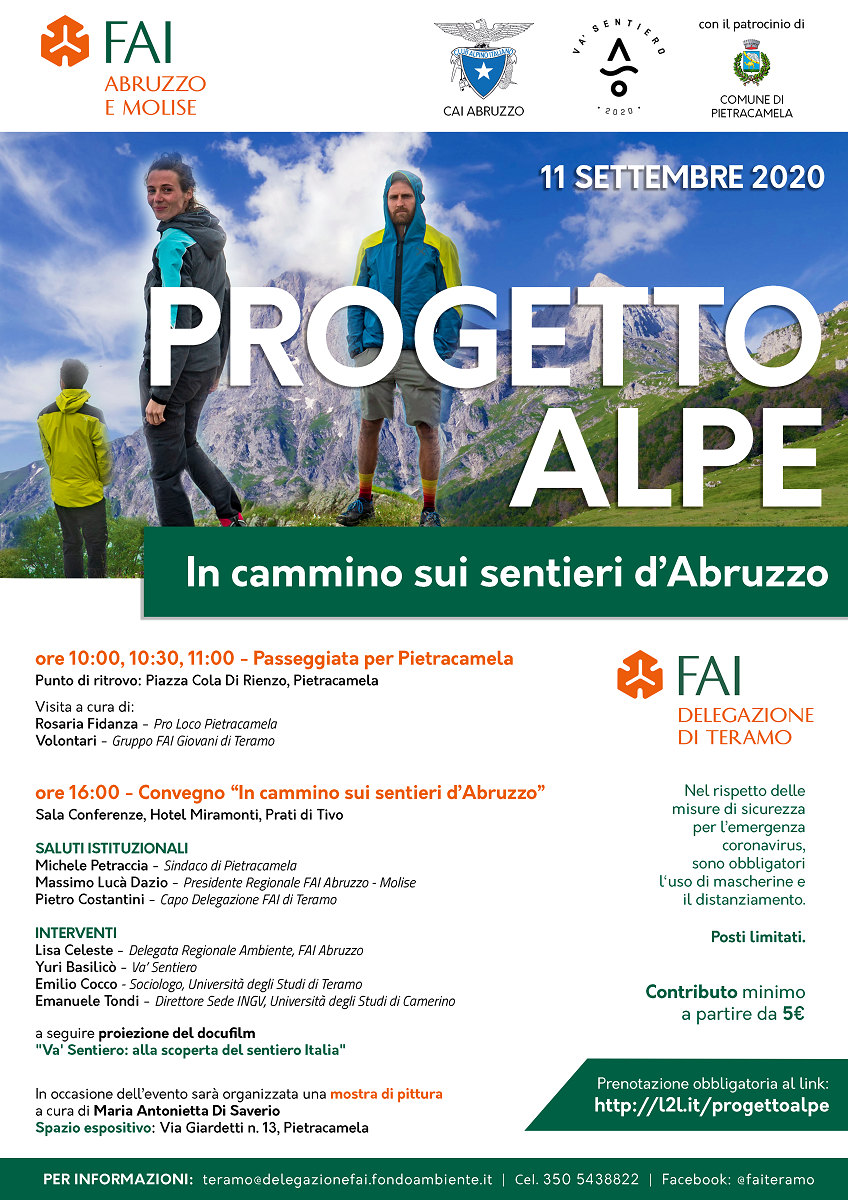 Ambiente, il progetto Alpe del Fai approda a Pietracamela per un cammino sui sentieri d'Abruzzo
