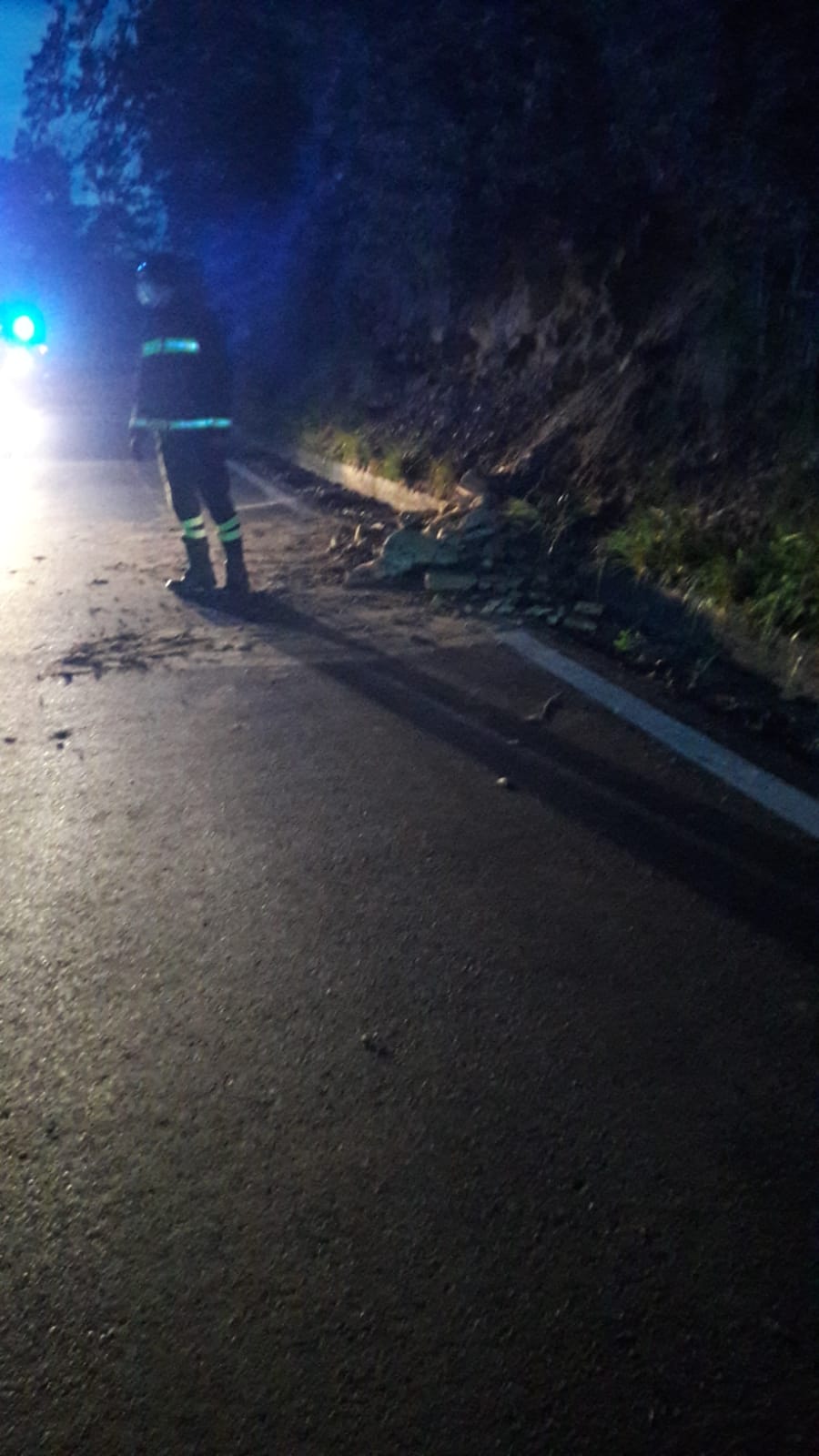 Treglio, chiusa per uno smottamento la strada provinciale Castellana che collega il  centro storico alla Sp San Vito Lanciano