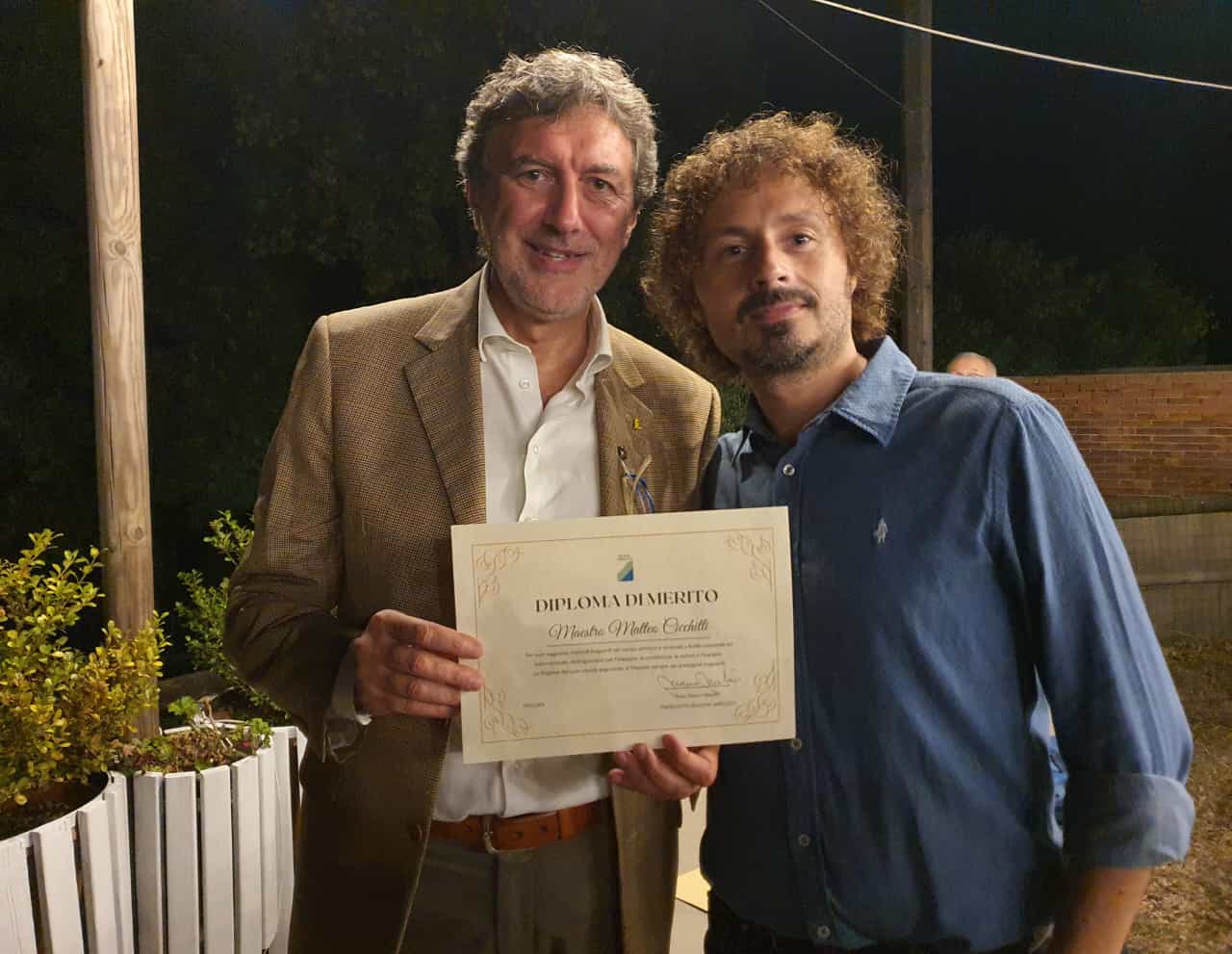 Il Musicista frentano Matteo Cicchitti riceve un Premio dalla Regione Abruzzo prima del suo Tour di Concerti Settembrini
