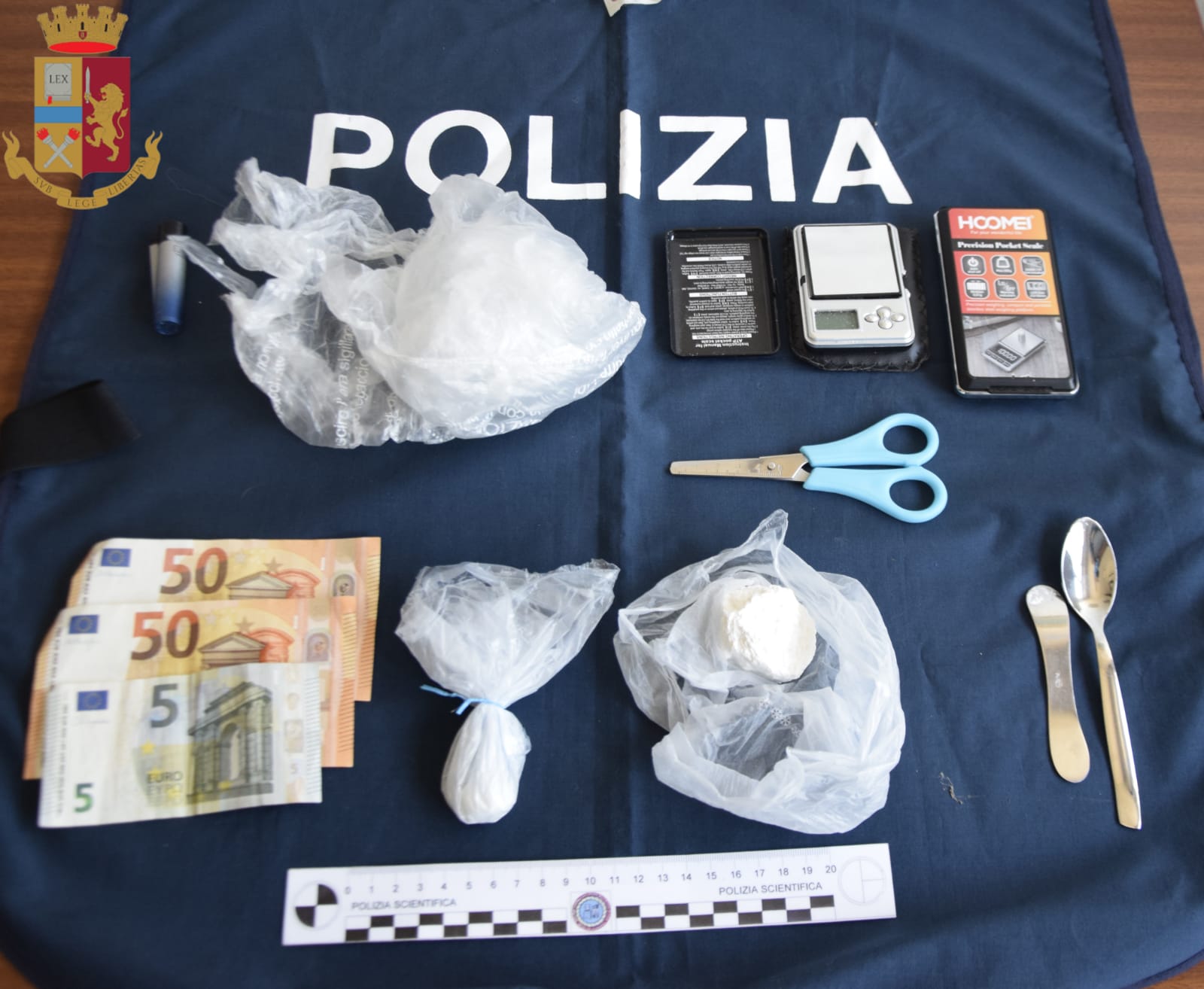 La polizia di Lanciano arresta donna pregiudicata,  sequestrati 50 grammi di cocaina