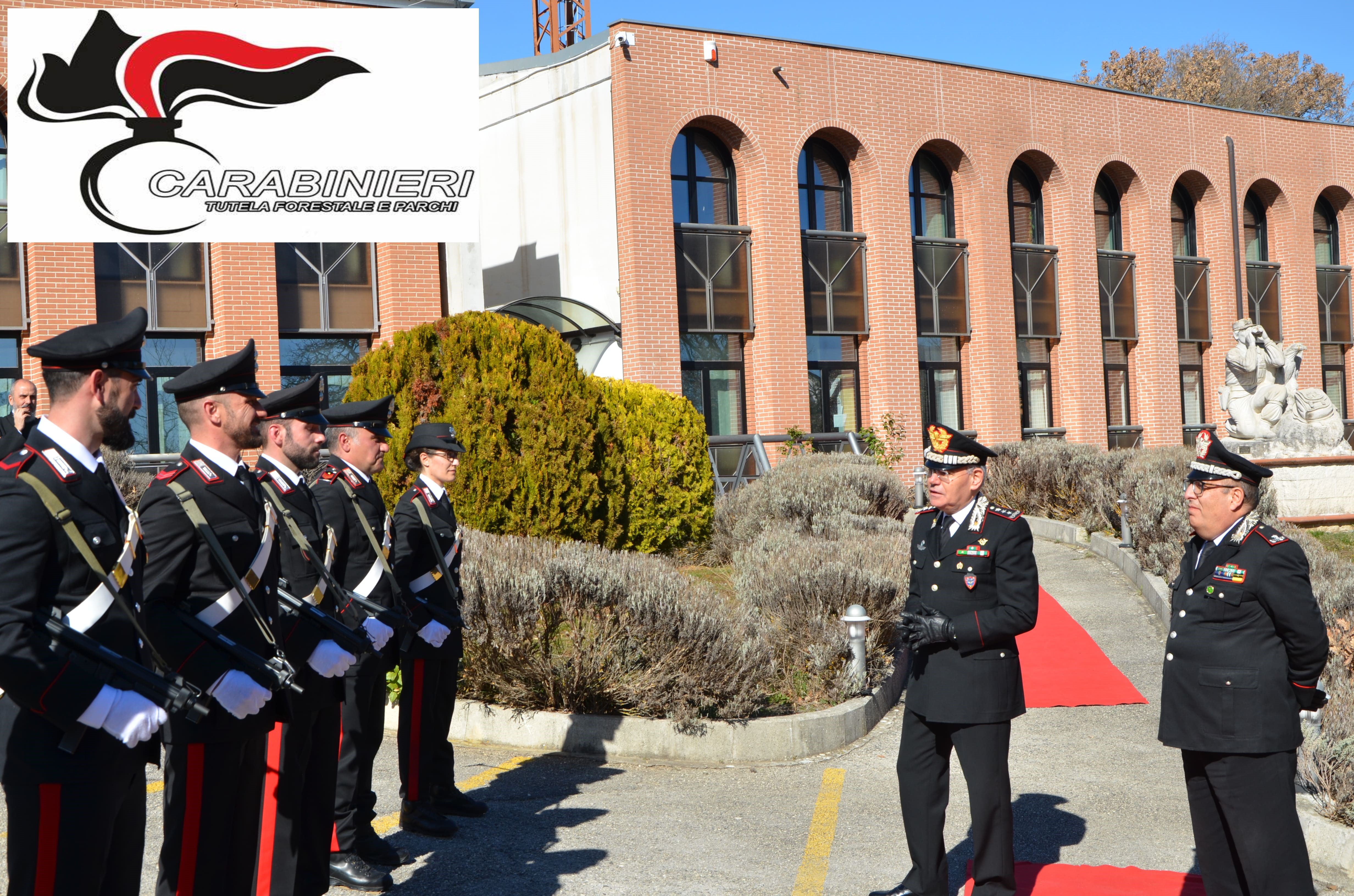 L'Aquila, visita del Generale Rispoli alla Specialità Forestale dell’Arma dei Carabinieri 