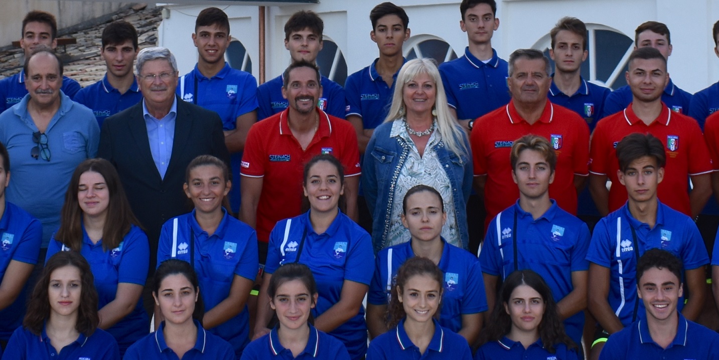 I giovani arbitri di Pescara in visita a Palazzo Tilli di Casoli (Chieti)