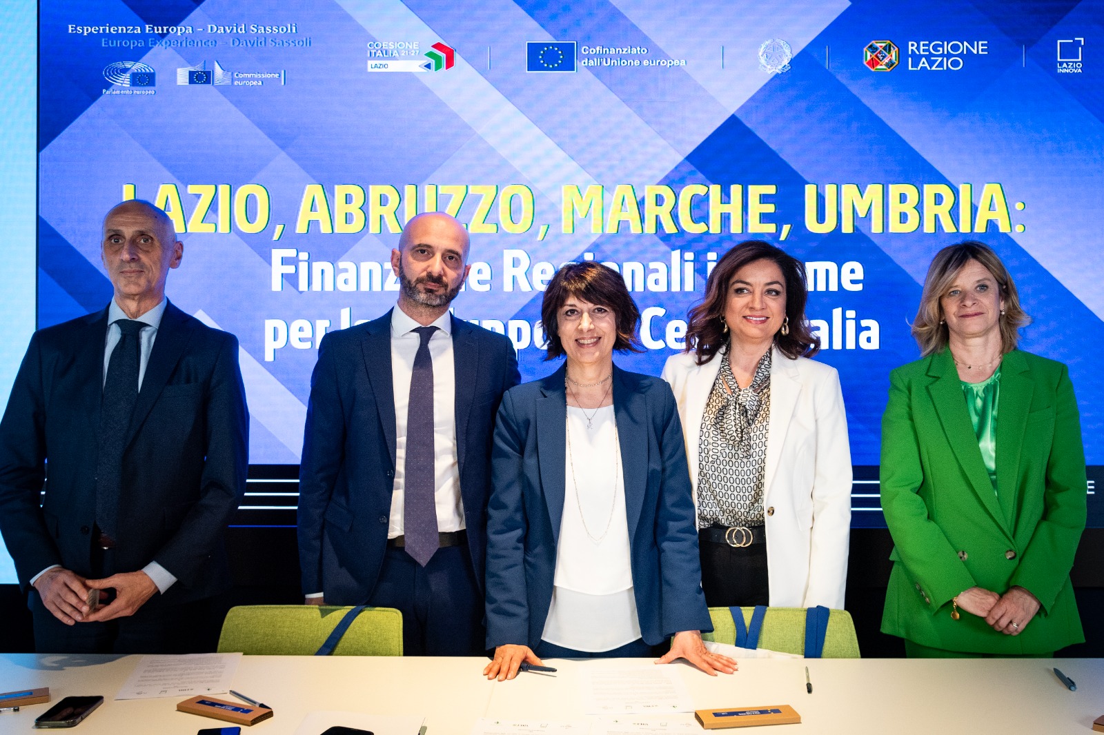 Patto per il Centro, Protocollo d'intesa tra le finanziarie  di Lazio Abruzzo Marche e Umbria