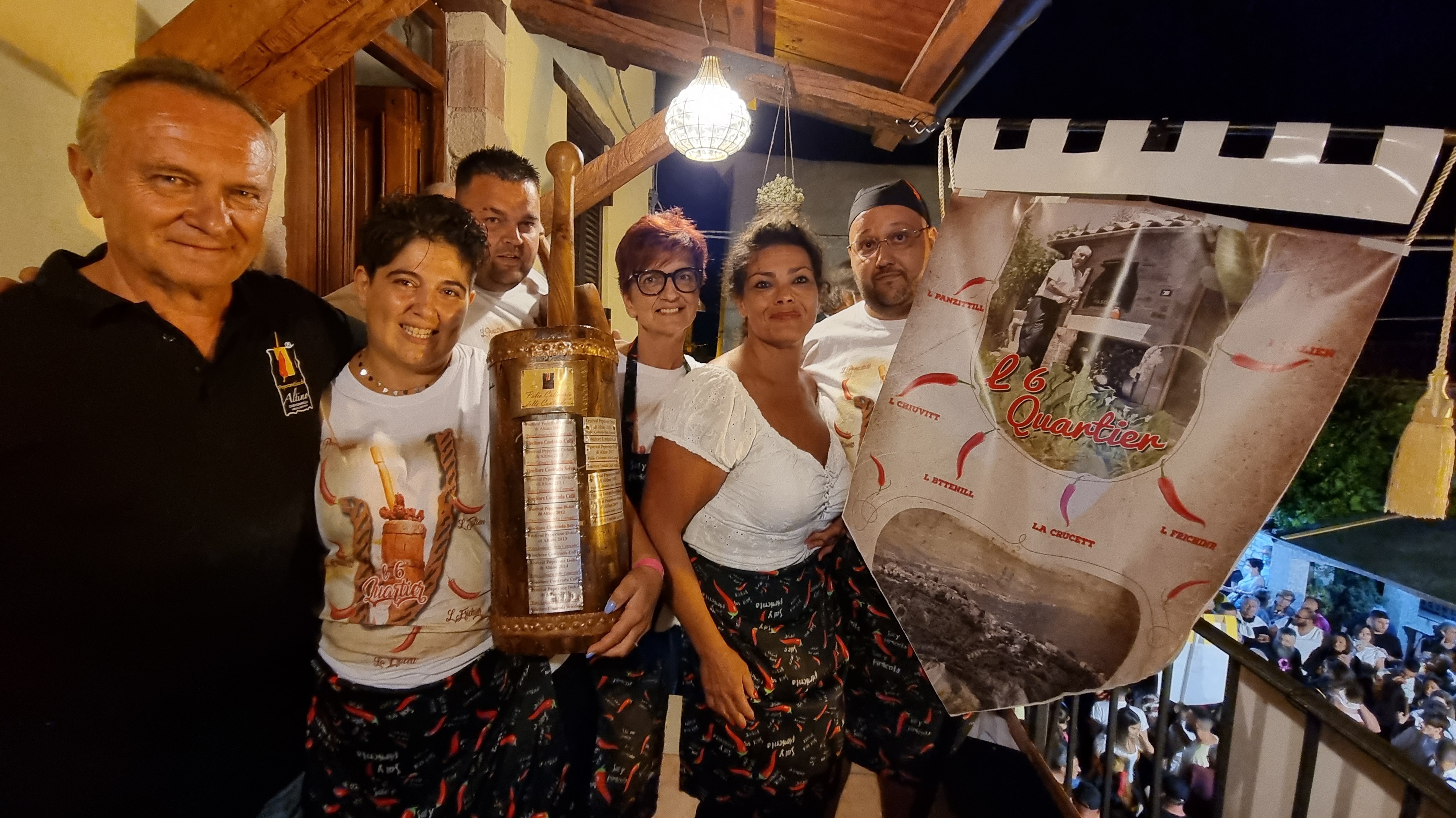 Le 6 Quartier vince il Palio culinario al XIII Festival del peperone dolce di Altino