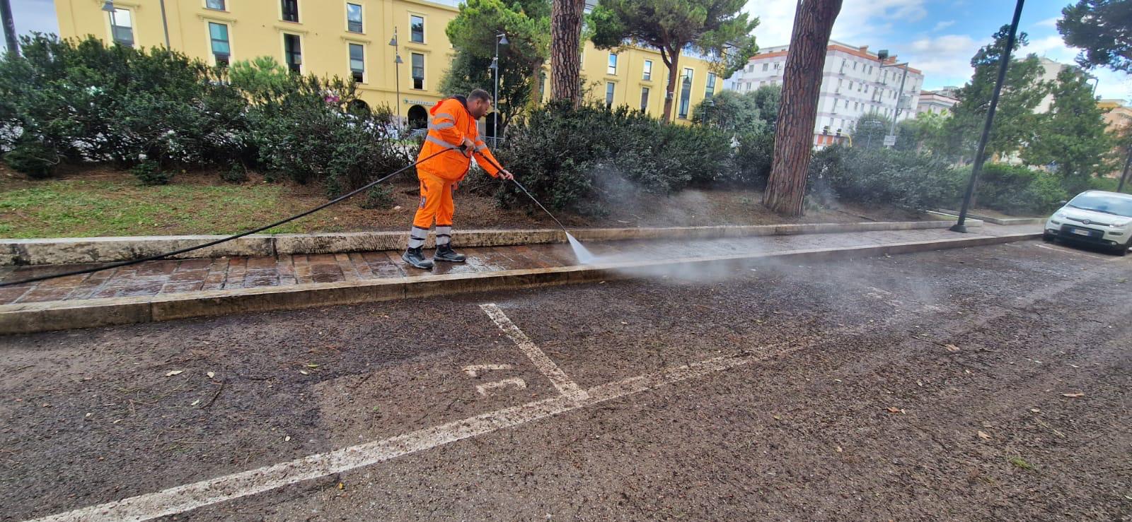 Pescara, domani intervento di allontanamento degli storni nella zona di piazza Italia