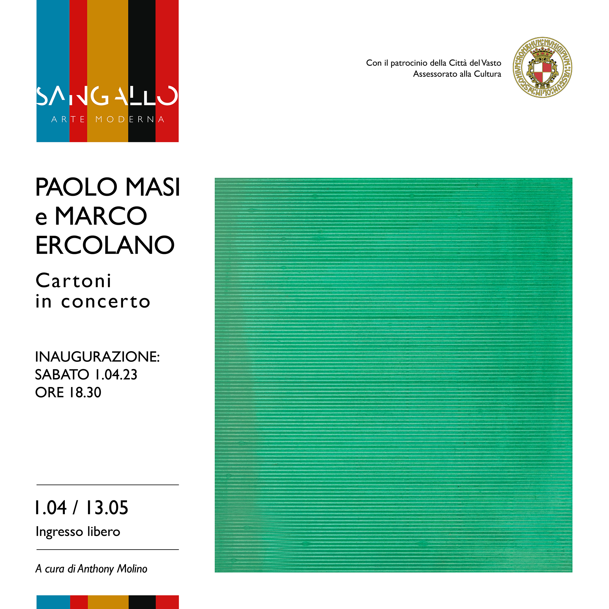 Mostra dal titolo “Paolo Masi e Marco Ercolano. Cartoni in concerto”