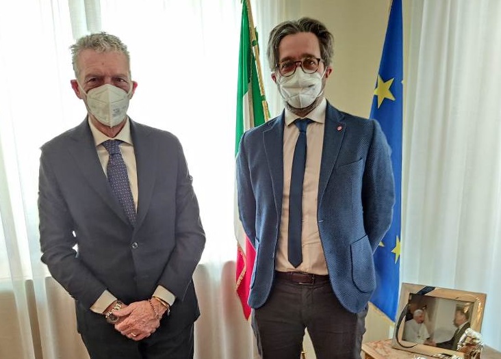 Il sindaco di Roseto Nugnes ha incontrato il nuovo Prefetto di Teramo Massimo Zanni e il Comandante Provinciale dei Vigili del Fuoco Barboni
