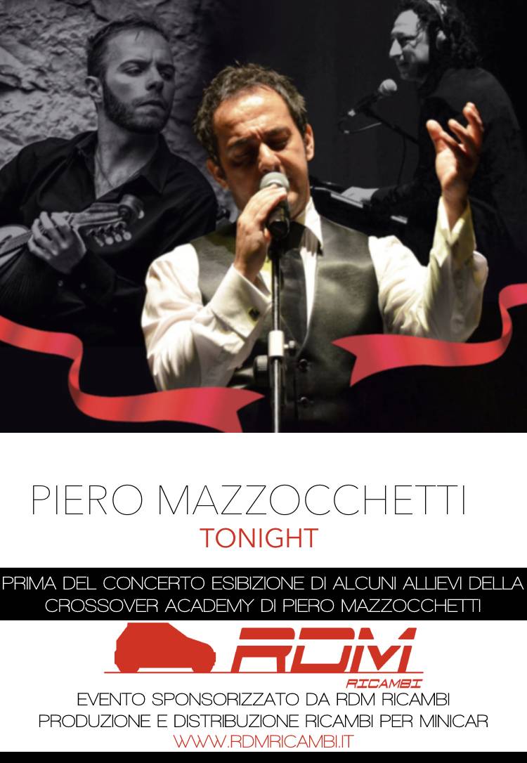 Il tenore Piero Mazzocchetti a Rocca San Giovanni con il suo evento Tonight
