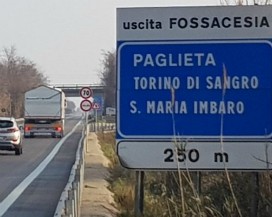 Fossacesia: completati i lavori di illuminazione disposti dall’anas all’uscita della fondovalle sangro.Luci accese da ieri. 