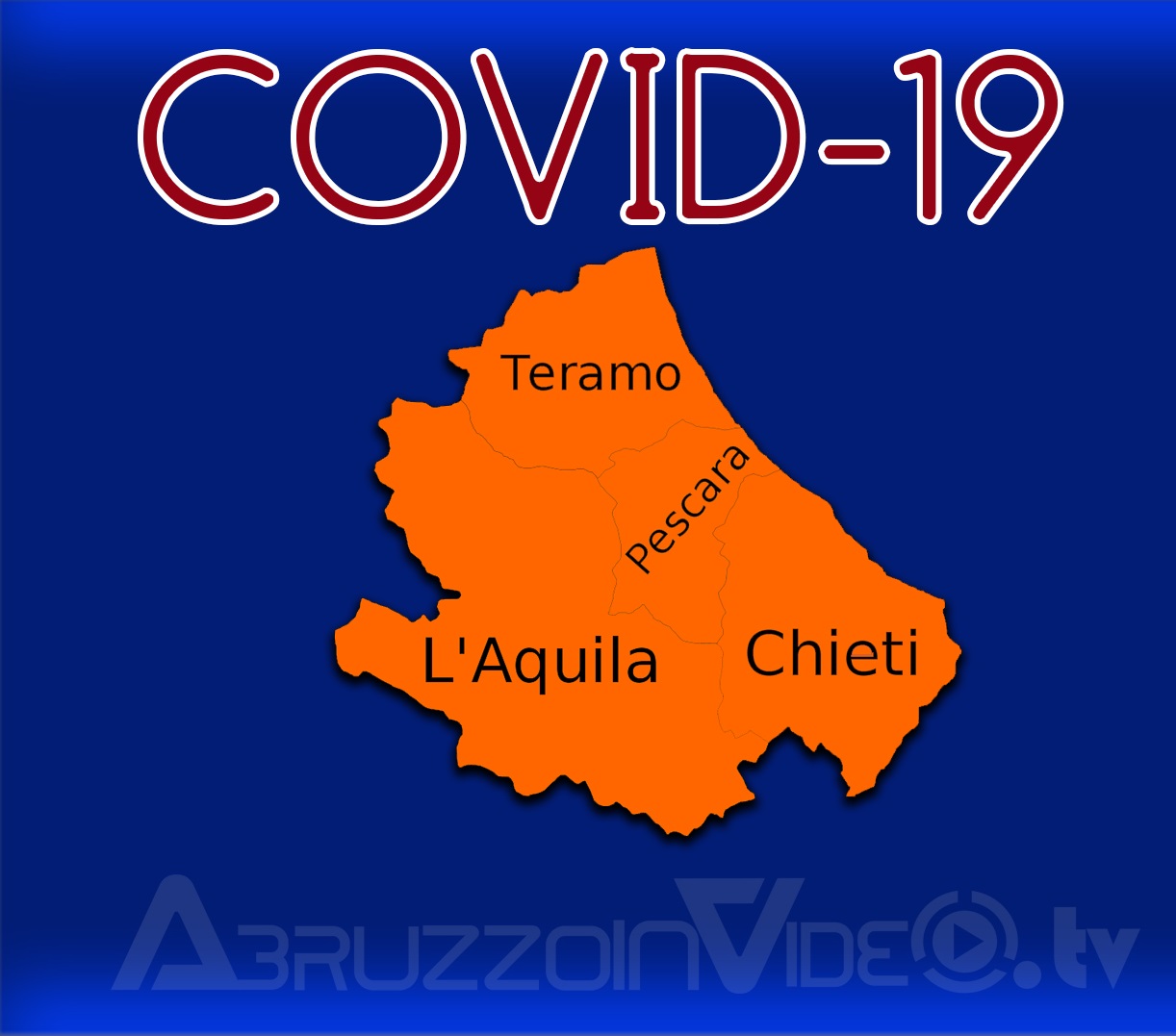 Covid-19, Abruzzo resta arancione, ma solo per effetto del Decreto Draghi che ha abolito il giallo in questo periodo