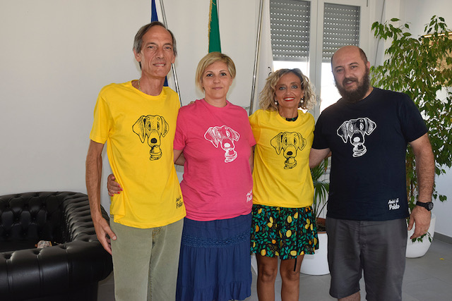 Il sindaco di San Salvo Tiziana Magnacca riceve l'Associazione Amici di Poldo